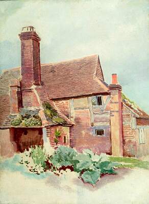 Exterior View of Cottage at Outwood, Surrey 