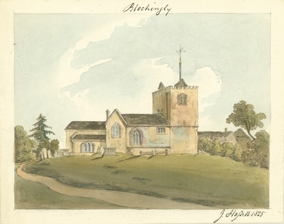 St Mary's Church, Bletchingley, from north