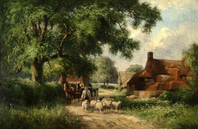 Sheep in a landscape